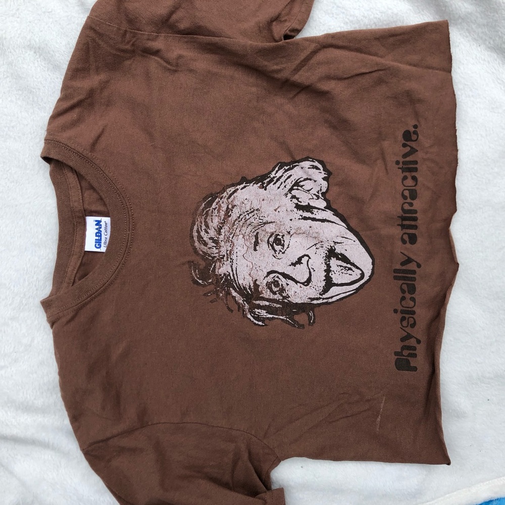 Cropped Einstein T-shirt ♡ size s